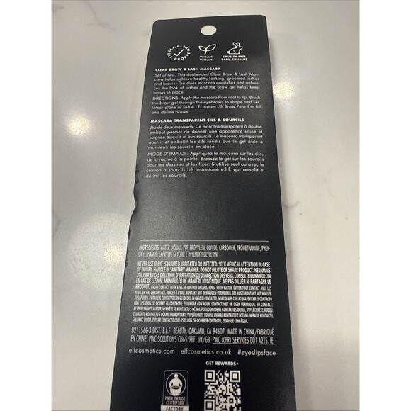 NEW e.l.f. Clear Brow & Lash Mascara Set of 2 Conditioning SEALED - Picture 6 of 6